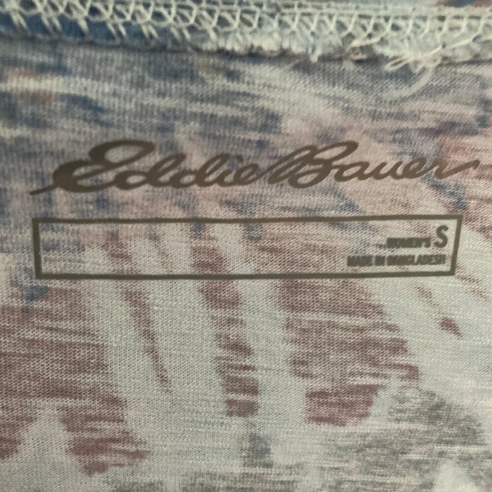NWT Eddie Bauer Ladies Spiral Tye dye shirt - size small - Picture 2 of 3